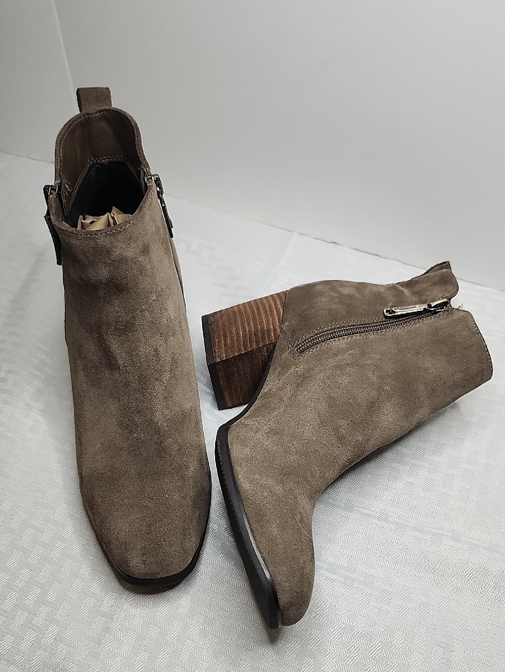 Blondo Leather Waterproof  Block Heel Ankle Bootie